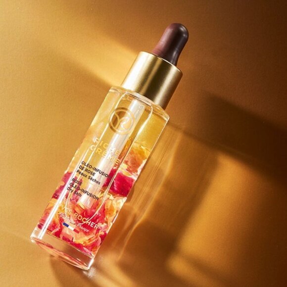 YVES ROCHER RICHE CREME ROSE OLEO-INFUSION (1000 ROSES' BLOSSOM OIL) 30 ml. NEW - Picture 1 of 5